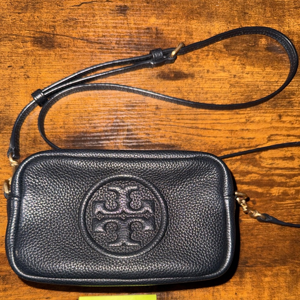 Tory Burch Black Perry Bombe mini bag crossbody